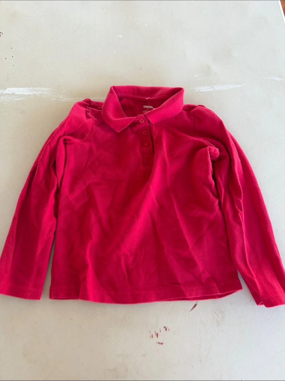 Gymboree Girls' Uniform Ruffle Polo